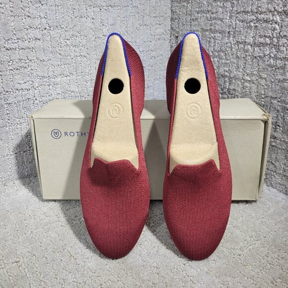 Rothy's Shoes - Rothy's The Loafer Women's Size 6 US Red Cinnamon Round Toe Slip On Flat Shoes